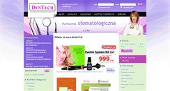 Desktop Screenshot of dentech.pl