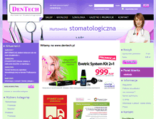 Tablet Screenshot of dentech.pl