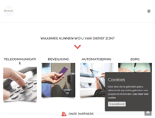 Tablet Screenshot of dentech.nl